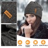 Knit Beanie for Men, Stretchy Soft Warm Daily Cuffed Winter