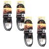 PD Connex 4x 2x 6.35mm Jack Male To 2x RCA