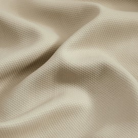 Beige Full Blackout Pleated Curtains for Bedroom, Linen Textured Weave Pinch Pleat Curtains 84 Inch Length Thermal Insulated Curtain for Living Room Darkening Back Tab Drapes , 40"W X 84"L, 2 Panels