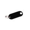 WEDO 262811801 Key Ring for Labelling, Black, Pack of 100,