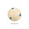 PATIKIL 2-1/4" Pool-Billiard Cue Ball with Blue 6 Dots, Pro