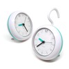 Mooas Silent Waterproof 3-in-1 Clock - Bathroom & Shower Use,
