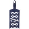 DELISH KITCHEN Pearl Metal Grater, Navy, 9.6 x 3.5 x
