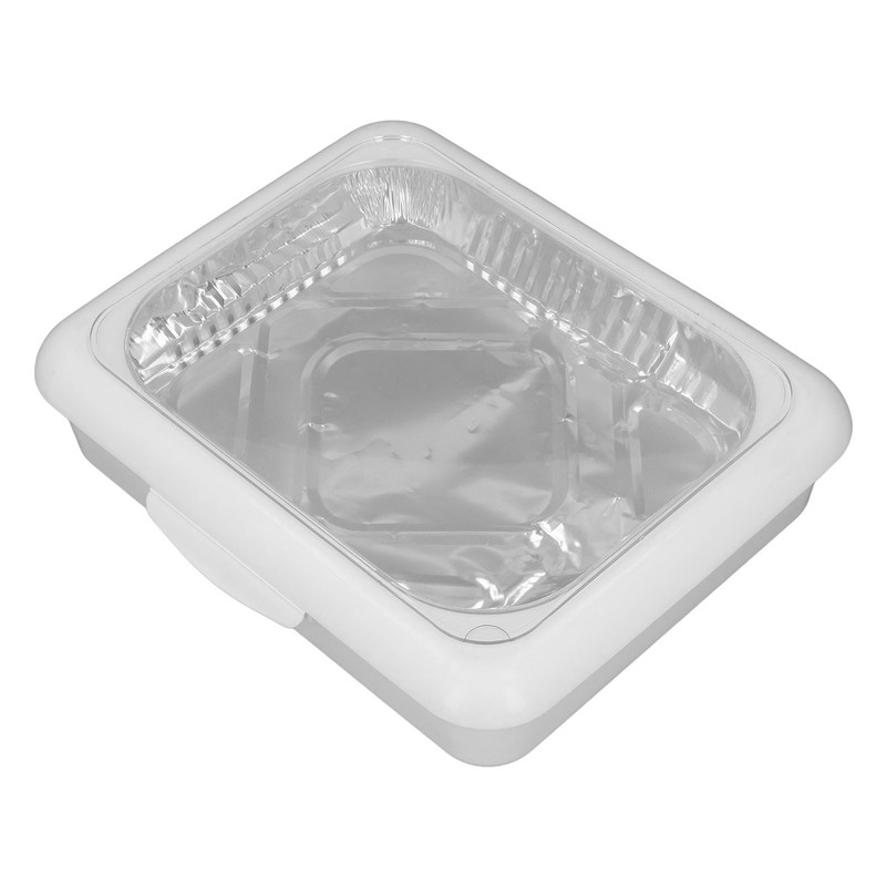 Foil Tray Holder Set Insulation Lightweight Portable Food Foil Dish