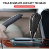 BLAKAYA Compatible with Real Carbon Fiber Black Gear Shift Knob