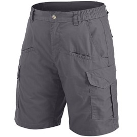 Jessie Kidden Mens Tactical Shorts Stretch Outdoor Cargo Shorts Wear Resistant Rip Stop Work Hiking Fishing Shorts (6225 Grey 42)