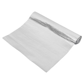 X AUTOHAUX Car Heat Shroud 24'' x 12'' Aluminized Heat Shield Mat Thermal Barrier Cover Protection Fiberglass Silver Tone