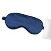 Samcos Silk Eye Mask, For Sleep, Blindfold, Soft, Satin Blindfold,