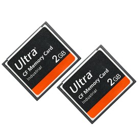 High Speed CF Card Ultra 2GB CF Memory Card Original SLR Camera Card 2GB (2Pack) Designed for Photographers