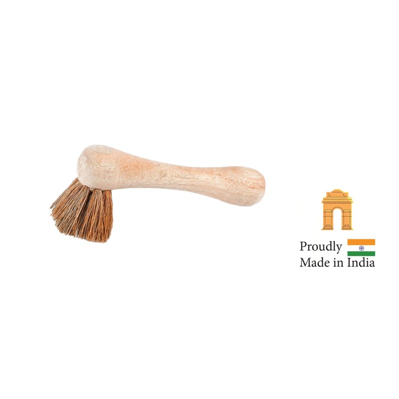 nalAmudhu Cocount Coir Brush | Natural Coir | Natural Brown