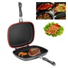 RBSD Double-sided Frying Pan, 32cm/12.6in BBQ Grill Pan, Double Side