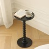 Fultyle Round Side Table, Small Drink Table for Small Spaces,