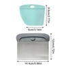 2-in-1 Stainless Steel Bench Scraper and Dough Cutter, Multipurpose Tool