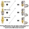 BOOBRIE 5PCS RF Connector Accessories Protective Cover SMA Dust Cap