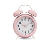 GIFTMARKET - Quiet analogue alarm clock. Double bell alarm clock,