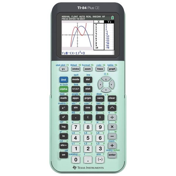 Texas Instruments TI-84 Plus CE Color Graphing Calculator, Mint
