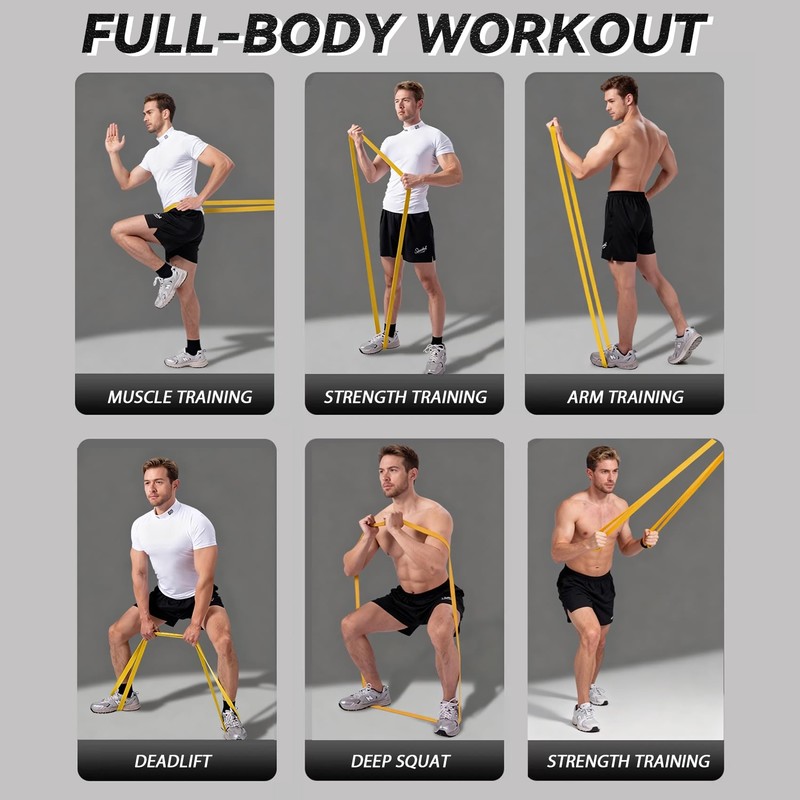 Estleys Resistance Bands, 5 Pack Pull-up Bands, Fabric Resistance Bands