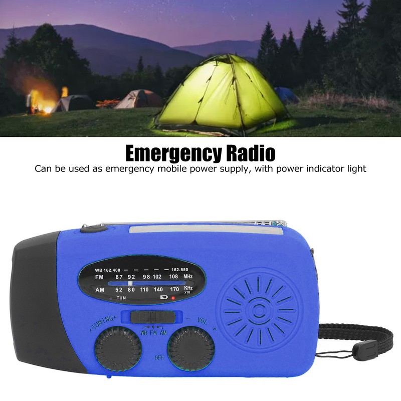 Hand Crank Solar Radio Multifunctional Emergency Radio LED Radio with