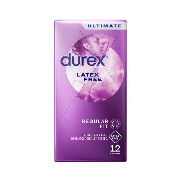 Durex Latex Free Condoms, 12 Pack