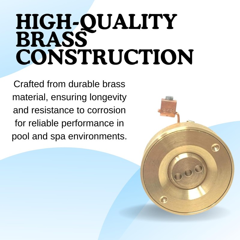 3 Hole Swimming Pool Spa Brass Deck Jet Fountain Nozzle