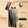 RSBYE Cool Electric Lighters Plasma Lighters Big Flame Lighter USB