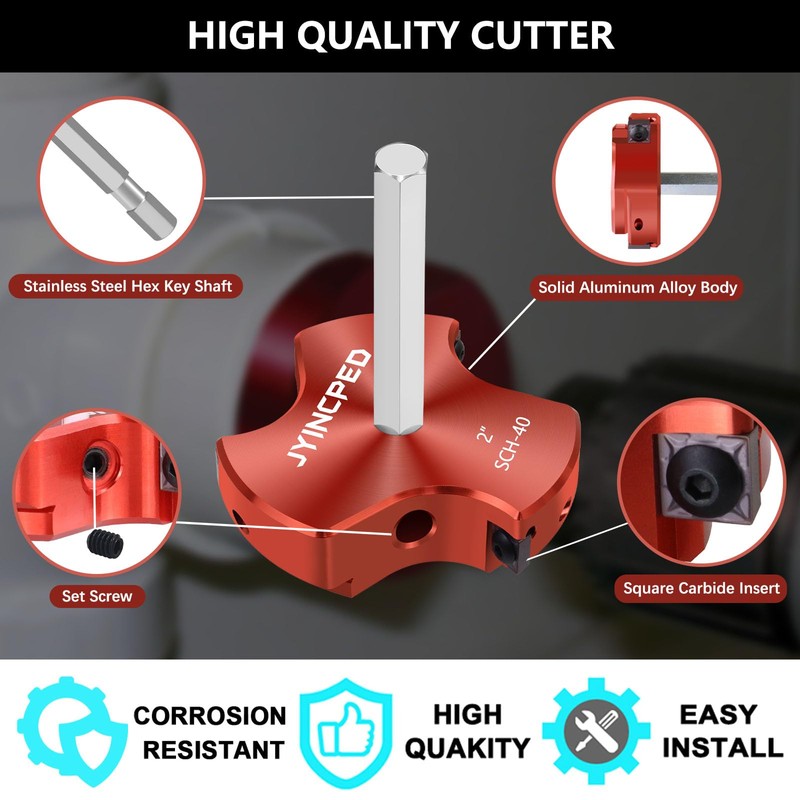 3 Blade PVC Pipe Reamer,PVC Fitting Saver Set Socket Saver