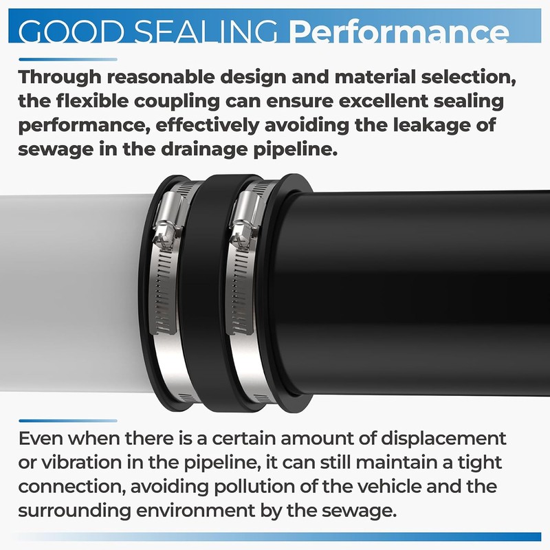 1 Pcs F02-2103 Flexible Coupler 3'' FOR RV and Camper