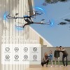 PLEGBLE Drone with Camera 4K for Kids Adults, Brushless Motor