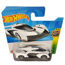 Hot Wheels - McLaren Solus GT - HW Exotics 10/10 - HKG70 - Short Card - Sports Car - White - Mattel 2023