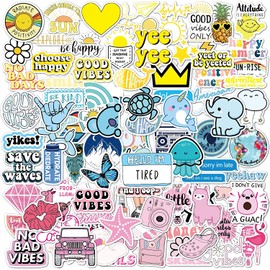 100 Pack Multicolor Vsco Stickers I Cute Stickers Waterproof 100% Vinyl Stickers I Aesthetic Stickers I Laptop Stickers I Multicolor Stickers I Cute Stickers I Vinyl Stickers I Waterproof Stickers
