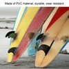 3PCS Surfboard Fin Replacement PVC Paddle Board Fin Surfboard Accessory