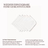 Waschies Fine Face Wipes - Set of 5 Beige/White -