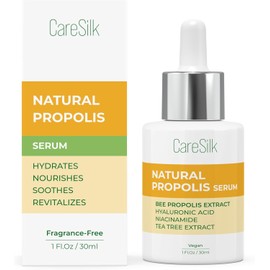 Suero de propóleo Suero hidratante facial Esencia de tratamiento con niacinamida, ácido hialurónico, centella asiática, árbol de té y extracto de arroz
