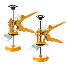 Geoyien Tile Lifter, Height Adjuster for Tiles, Pack of 2 Precision Locator, Handheld Jack, Sturdy and Durable, Suitable for Lifting and Fixing Tiles, Floors, Doors and Windows
