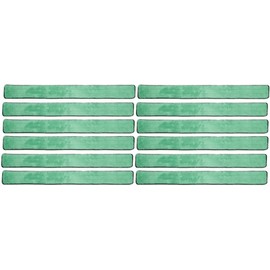 Real Clean 48 inch Microfiber Dry Dusting Mop Refill Pads for Flat Microfiber Mop Frames (Pack of 12)