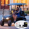 Universal Golf Cart Side Mirrors Rear View Mirror with Turn