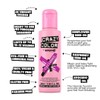 Crazy Color Vibrant Cyclamen Semi-Permanent Duo Hair Dye. Highly Pigmented