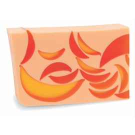 Primal Elements Glycerin Bar Soap | Helps All Skin Types, Sensitive, Oily & Dry Skin | NO PARABENS, VEGAN, GLUTEN FREE, 100% VEGETABLE BASE - (Orange Cantaloupe)