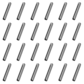 ECSiNG 100PCS 9.4x1.7mm Dowel Pin Slotted Spring Tension Pins Sellock Roll Pins Car Folding Key Blade Fixing Mounting Bolts Stainless Steel
