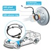 MAX COOL 4PCS ABS Wheel Speed Sensors Front Rear Left