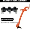 esmusssein 3PACK Strimmer Line & Cover,Spool Line +Cap with Spring