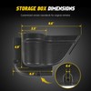 MIKKUPPA JK Storage Pockets - Front Door Pockets Compatible with