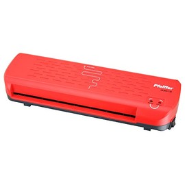 Pfeiffer Laminator uLam 1.0, Red, Laminate Photos, Certificates and Documents up to 8 1/2" x 11" (PFML143R)