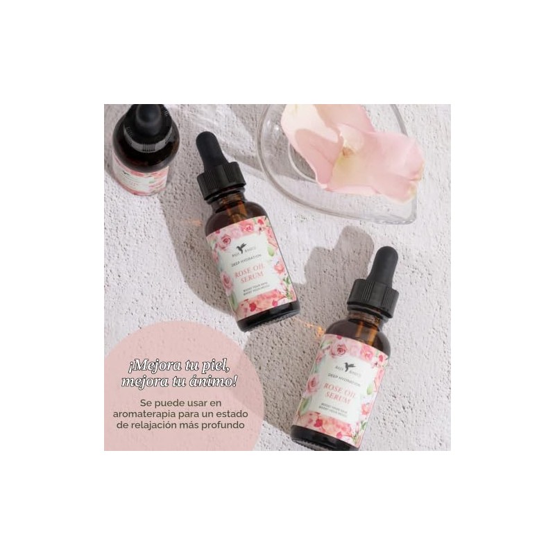 Baja Basics Aceite De Rosa Para El Rostro, Aceite Esencial