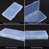 Benecreat Rectangle Big Clear Plastic Bead Storage Container Box for