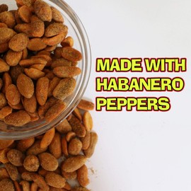 ASS KICKIN’ Habanero Pepper Spicy Hot Peanuts – 12oz - Perfect Premium Hot and Spicy Peanuts - Ultimate Spicy Snack Gourmet Gift Hottest Peanuts - Try if you dare!