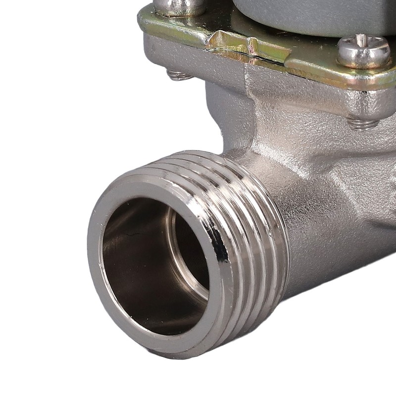 G1/2 Water Inlet Solenoid Valve Anti Backflow Removable Filter Screen