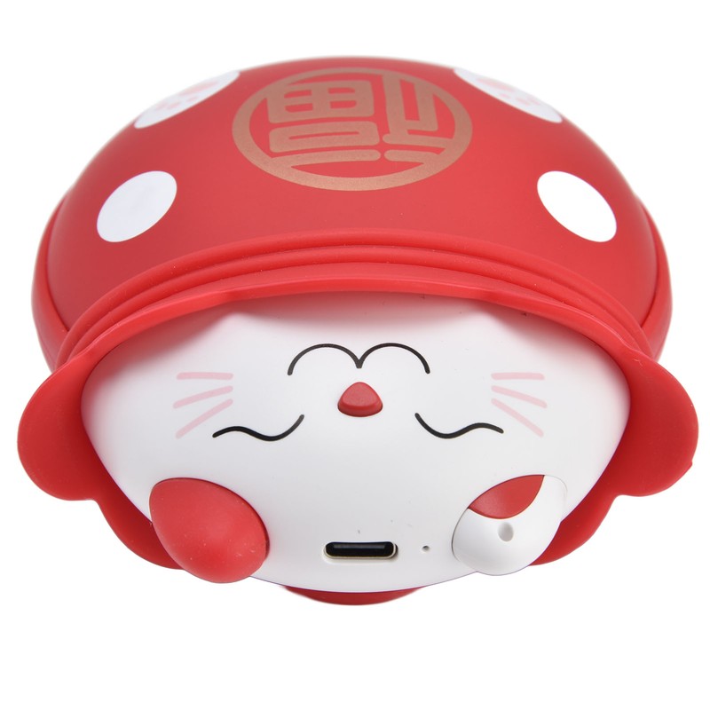 Electric Hand Warmer USB Rechargeable Double Sided Portable Lucky Cat