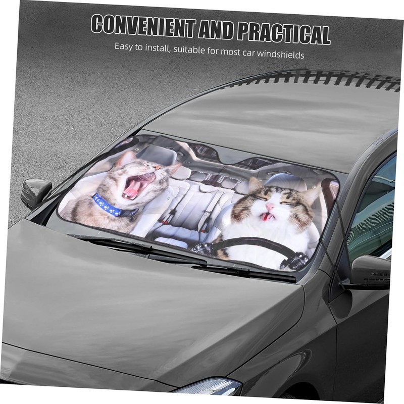 HEALLILY Visera De Sol Parasol del Coche Parabrisas Sombra Parabrisas