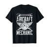 Aircraft Mechanic Logo Badge Aviation T-Shirt